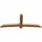 Ekena Millwork Bellingham Timber Gable Bracket, Western Red Cedar, 84"W x 35"H x 3 1/2"D x 5 1/2"F, 10/12 Pitch GBW084X35X0406BEL00SWR - alternate 4